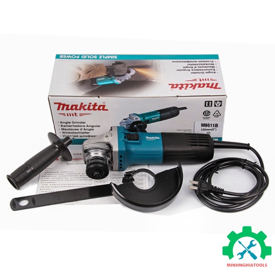 Máy mài góc Makita M9511B (125MM/850W/CÔNG TẮC TRƯỢT)
