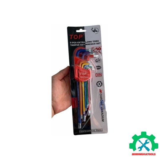 Bộ lục giác bông TOP LU-9CMAUBM loại 9 cây T10-T50