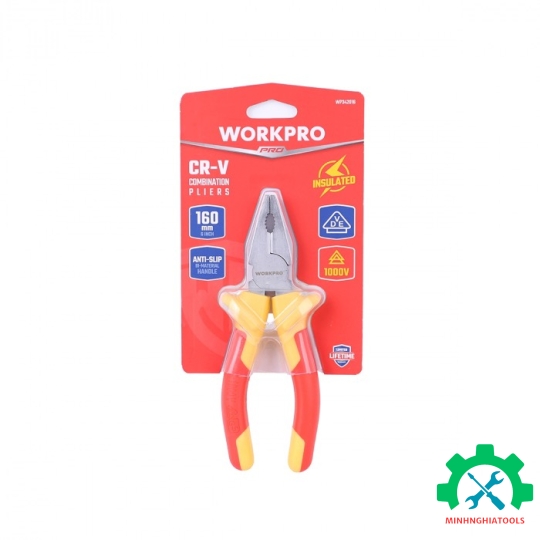 Kìm cách điện, kích thước 6 inches Workpro - WP342016 