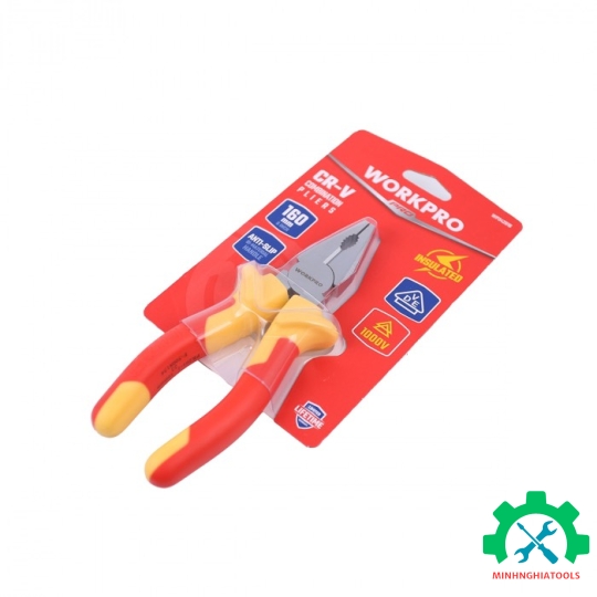 Kìm cách điện, kích thước 6 inches Workpro - WP342016 