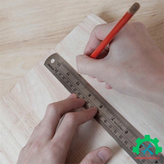 Thước đo thẳng thép không gỉ, kích thước 1200mm (48 inches) Workpro - WP265003 