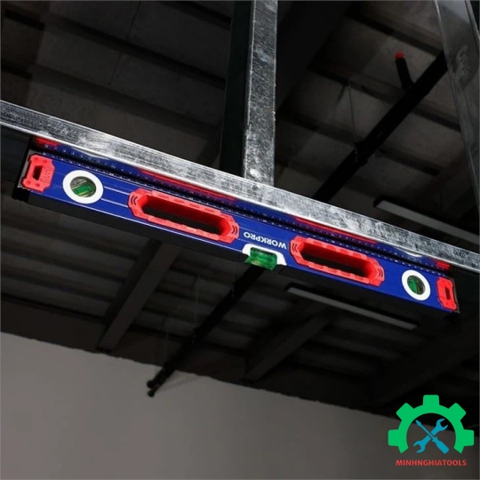 Thước thủy có từ tính, bằng nhôm, dạng hộp, kích thước 600mm Workpro - WP262014 