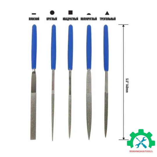Bộ giũa kim cương (1 set = 5 cái) Workpro - WP251019 