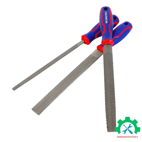 Bộ giũa gỗ (1 set = 3 cái), kích thước 200mm (8 inches) Workpro - WP201703 