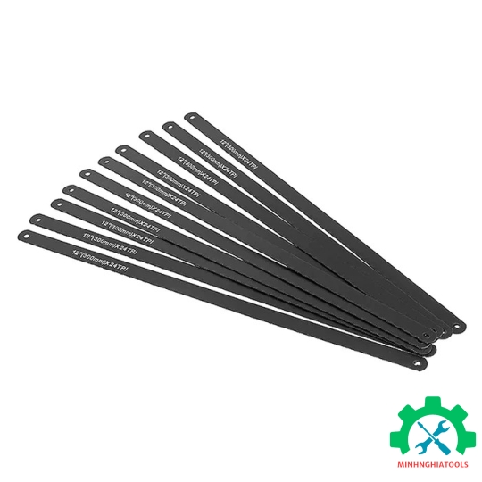 Bộ lưỡi cưa thẳng bằng kim loại 24TPI (1 set = 10 cái), kích thước 300mm (12 inches) Workpro - WP215031 