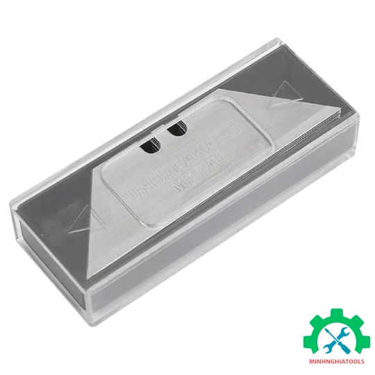 Lưỡi dao rọc giấy bằng thép SK5, loại tiêu chuẩn (1set = 10 cái) Workpro - WP213001 