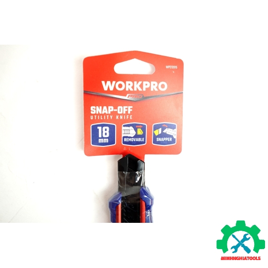 Dao rọc giấy, chiều rộng lưỡi dao 18mm Workpro - WP212015 