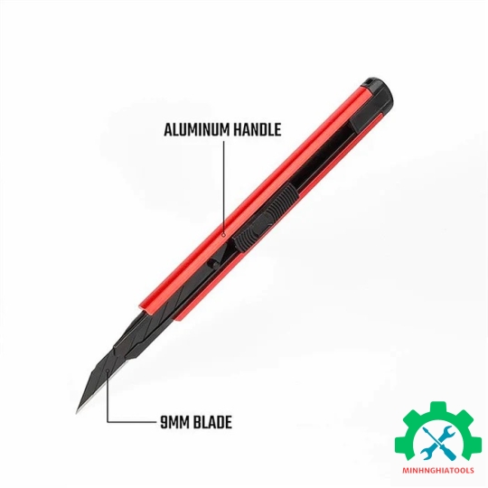 Dao rọc giấy bằng nhôm, chiều rộng lưỡi dao 9mm Workpro - WP212012 