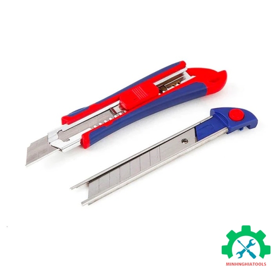 Dao rọc giấy tự động khóa lưỡi, chiều rộng lưỡi dao 18mm Workpro - WP21201