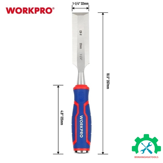 Dùi đục gỗ 1 -1/4 inch 32mm Workpro - WP243011 