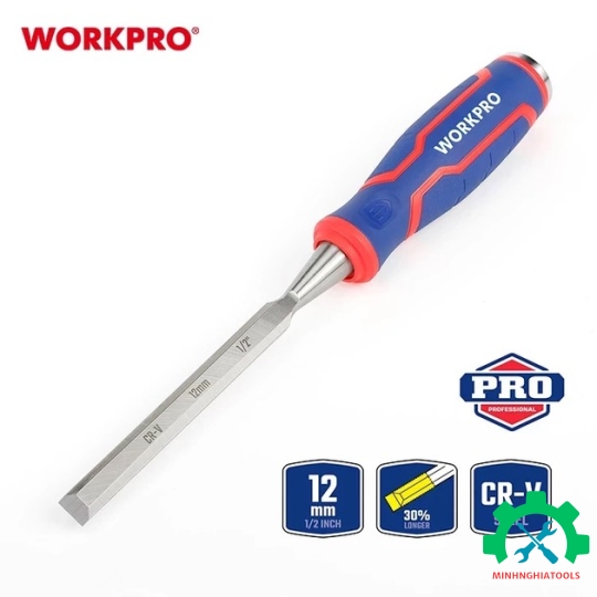 Dùi đục gỗ 1/2 inch 12mm Workpro - WP243006 