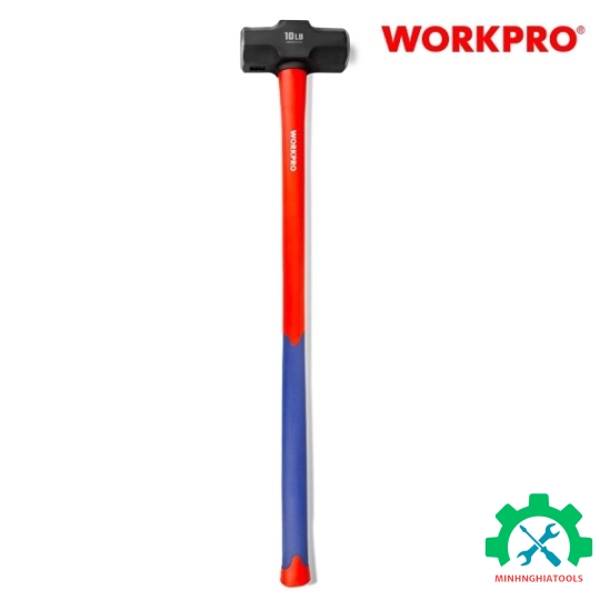 Búa đầu đá 4500gram, cán dài bọc cao su Workpro - WP241034 