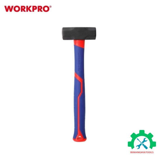Búa đầu đá 1000gram, cán bọc cao su Workpro - WP241031 