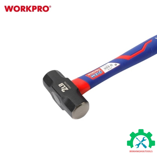 Búa đầu đá 1000gram, cán bọc cao su Workpro - WP241031 