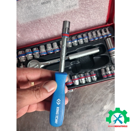 Bộ tube 39 chi tiết 1/4  inch và 3/8 inch Kingtony 5032CR