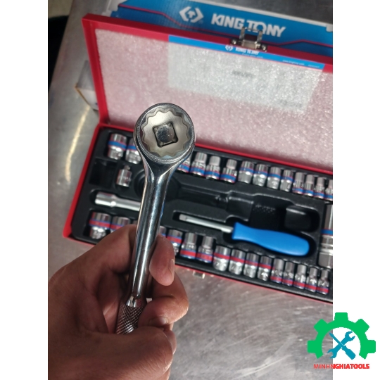 Bộ tube 39 chi tiết 1/4  inch và 3/8 inch Kingtony 5032CR