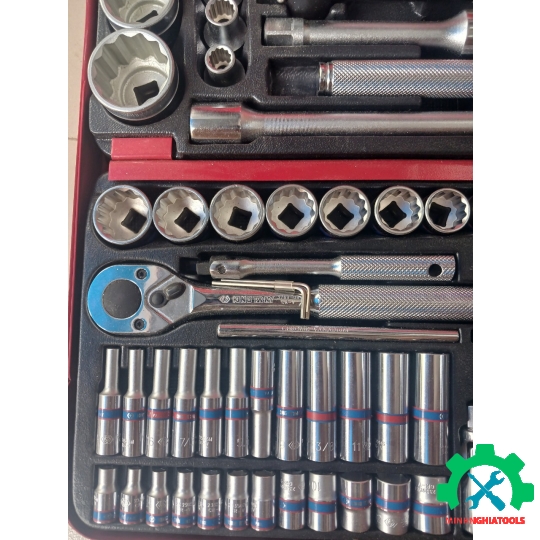 Bộ tube 1/2" & 3/8" & 1/4" 135pcs Kingtony 9033CR