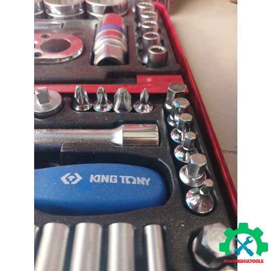 Bộ tube 1/2" & 3/8" & 1/4" 135pcs Kingtony 9033CR