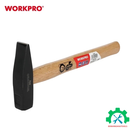 Búa đóng có cán cầm bằng gỗ cứng ( 500g ), Workpro - WP241019