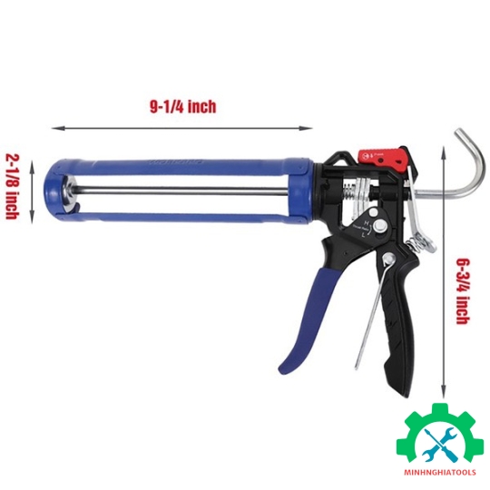 Súng bắn keo Silicon, kích thước: 230mm (9 inch), Workpro - WP224001 