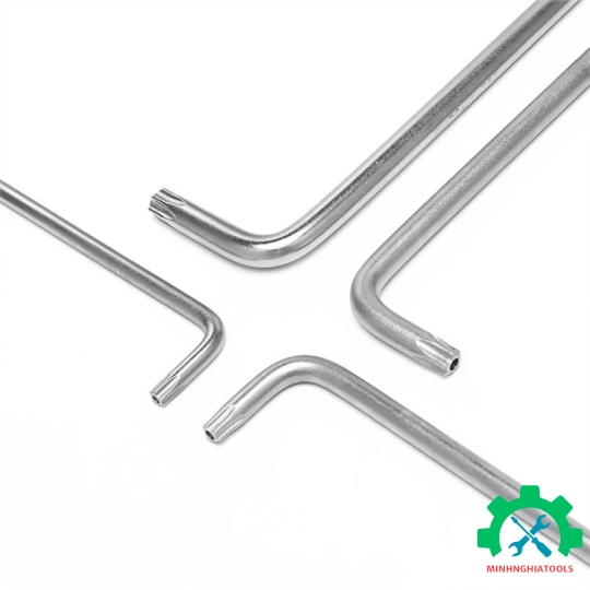 Bộ lục giác đầu hình sao kiểu chữ L, loại trung 9 cái, thép hợp kim CR-V Workpro - WP222002 