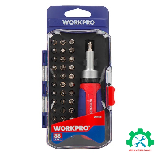 Bộ tua vít 36 cái, thép hợp kim CR-V Workpro - WP200517 