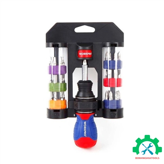 Bộ tua vít đổi đầu (1 set = 38 PCS) Workpro - WP221050 