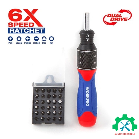 Bộ tua vít đổi đầu (1 set = 32 PCS ) Workpro - WP221055 