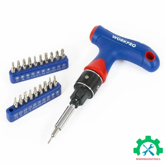 Bộ tua vít cầm tay chữ T Workpro - W021408 