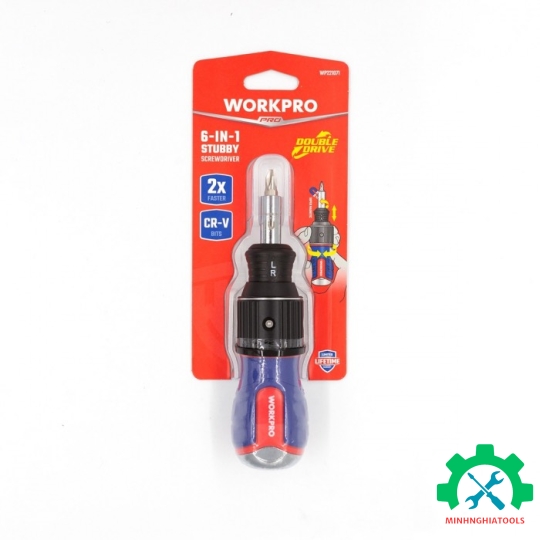 Bộ tuốc nơ tự động 6 chi tiết Workpro WP221071 
