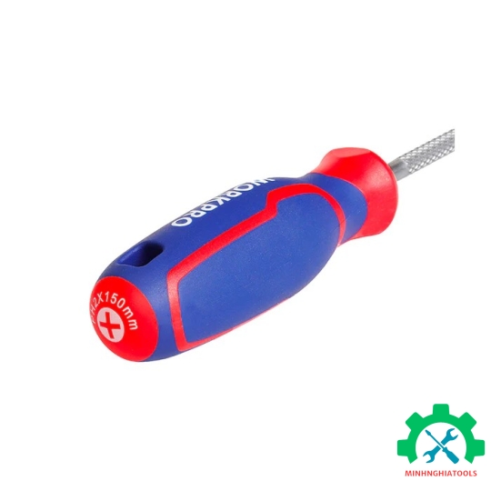 Bộ Tua vít 2 cái gồm (1 cái đầu hình hoa khế PH2x150mm, 1 cái đầu dẹt 6.5x150mm Workpro - WP200503 