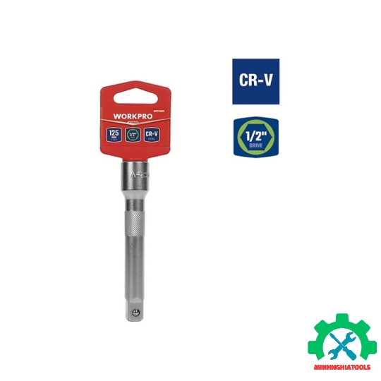 Nối tuýp dài có đầu vuông 1/2 inch dài 5 inch 125mm Workpro - WP275029 