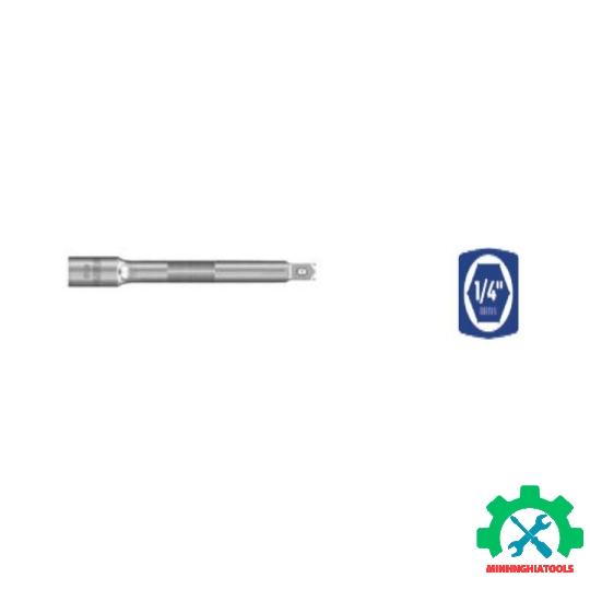 Nối tuýp dài có đầu vuông 1/4 inch dài 3 inch 75mm Workpro - WP275021 