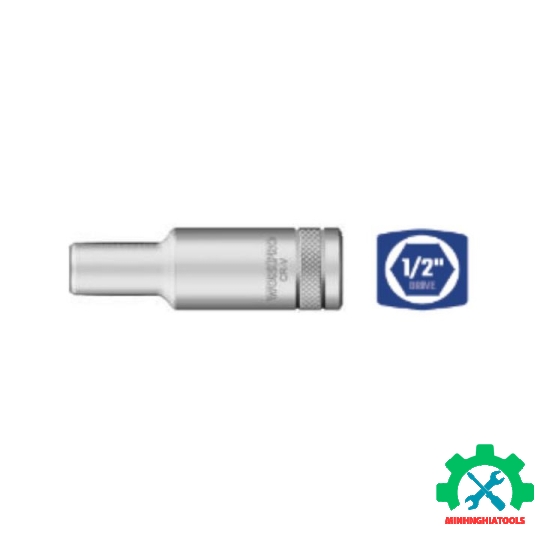 Đầu tube dài có đầu vuông 1/2 inch và đầu lục giác 6 cạnh size 27mm Workpro - WP274132