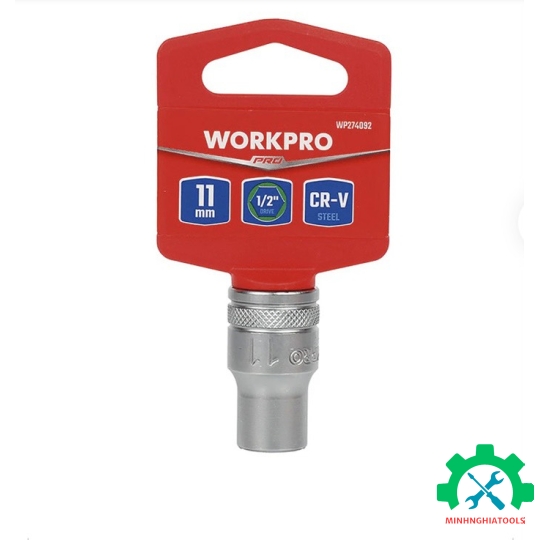 Đầu tube có đầu vuông 1/2 inch và đầu lục giác 6 cạnh size 11mm Workpro - WP274092