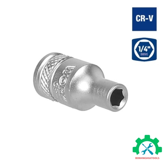 Đầu tube có đầu vuông 1/4 inch và đầu lục giác 6 cạnh size 14mm Workpro - WP274011 
