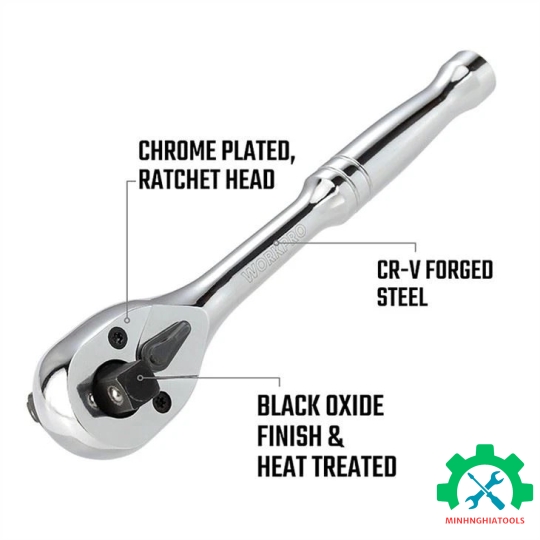 Cần  tự động 3in1 ( có đầu vuông 1/4inch + 3/8inch + 1/2inch) Workpro - WP271014