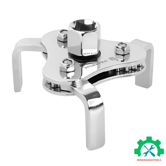 Bộ cờ lê lọc dầu (điều chỉnh được), 3 hàm, kích thước: 1/2 inches, Workpro - WP319011 