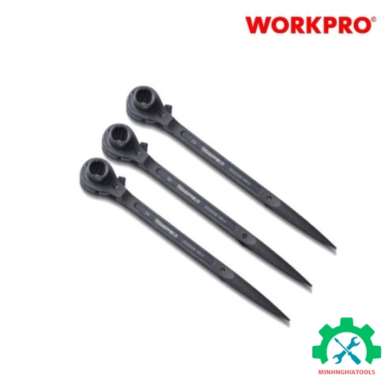 Cờ lê vặn bánh cóc ( Tuýp đuôi chuột ) WOKRPRO kích thước từ 10x12mm - 36x41mm