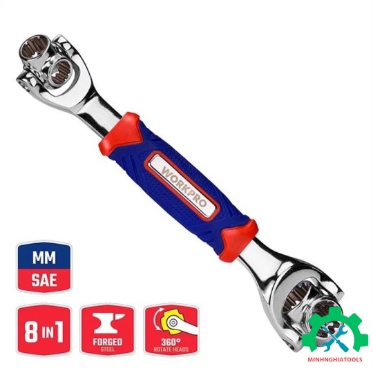 Cờ lê ổ cắm đa năng Workpro - WP272018 