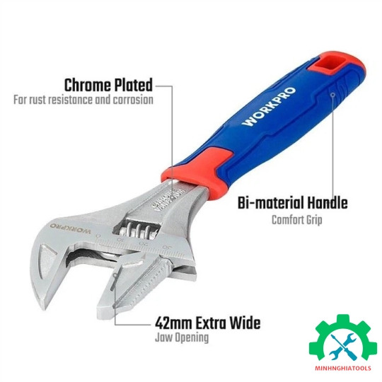 Mỏ lết đa năng 8 inch 200mm Workpro WP272014 