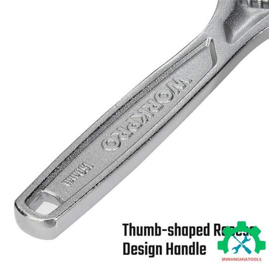 Mỏ lết  WORKPRO cán trơn, size từ 6-12 inch WP272006 - WP272007 - WP272008 - WP272009