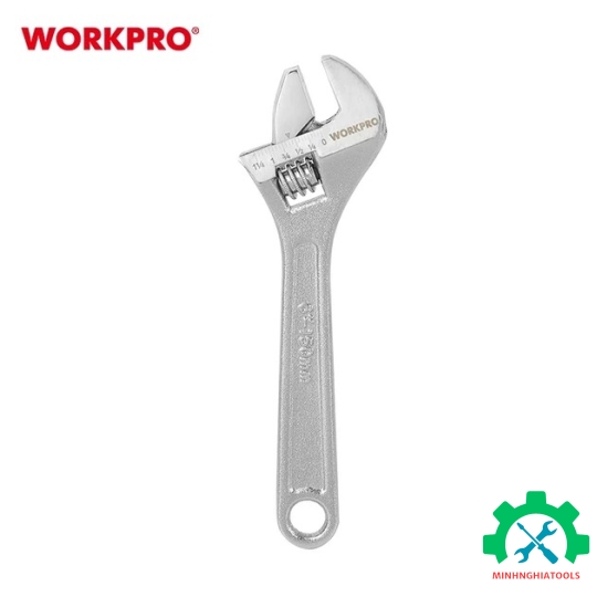 Mỏ lết WORKPRO cán trơn bộ 3 chi tiết 6 inch, 8 inch, 10 inch  WP202514