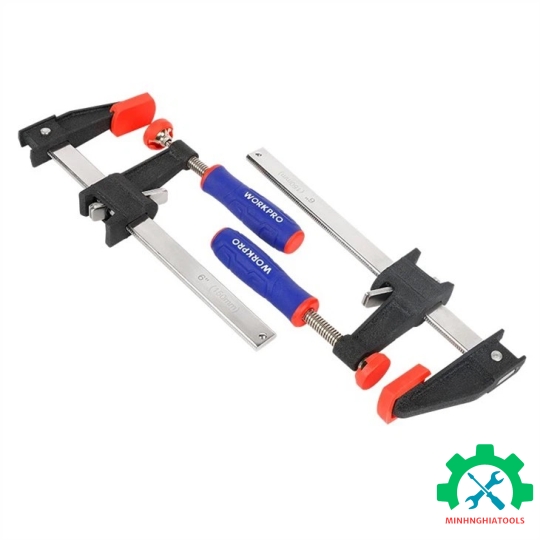 Kẹp thanh bằng thép, kích thước: 600mm (24 inches), Workpro - WP232033 