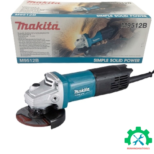 Máy mài góc Makita M9512B (100MM/720W/CÔNG TẮC ĐUÔI)