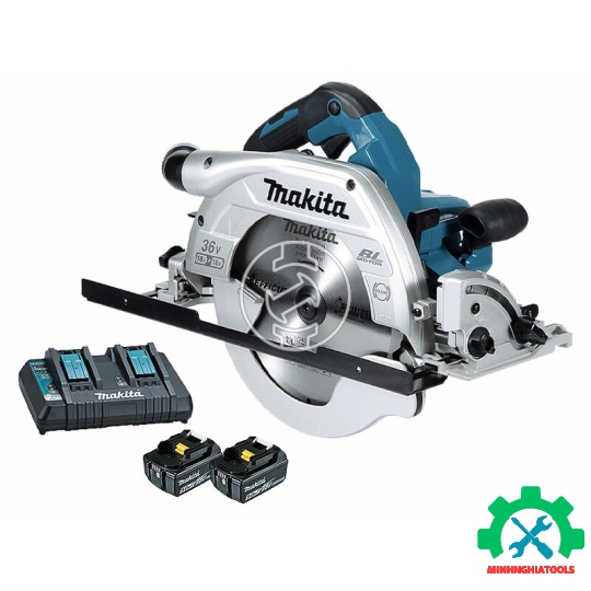 Máy Cưa Đĩa Dùng Pin Makita DHS900PT2 (235MM/AWS/BL)(18Vx2) 