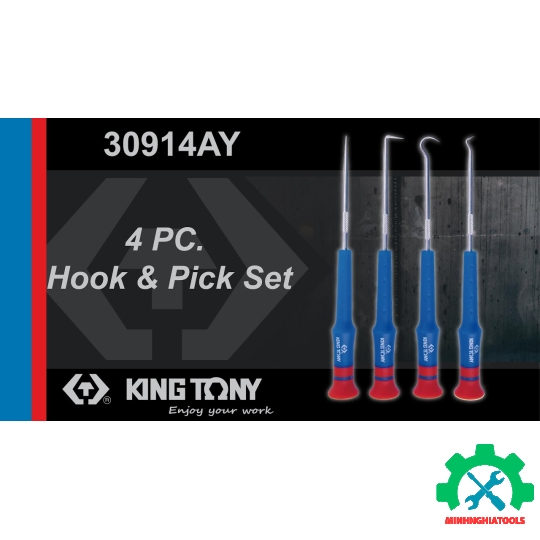 Bộ móc phốt nhỏ 4 chi tiết Kingtony 30914AY 