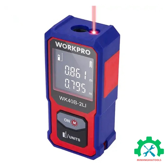Máy đo khoảng cách laser 40m Workpro WP267001 