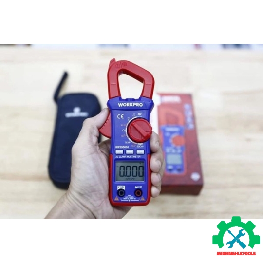 Đồng hồ đo điện vạn năng, Ampe kìm kỹ thuật số Workpro - WP295006 
