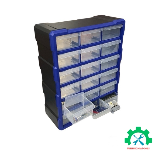 Tủ nhựa đựng linh kiện 18 ngăn 475x380x160mm WORKPRO WP283011 